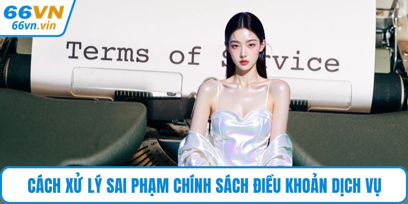 Cách xử lý sai phạm chính sách điều khoản dịch vụ