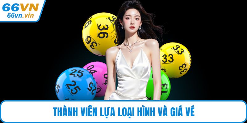 Thành viên lựa loại hình và giá vé
